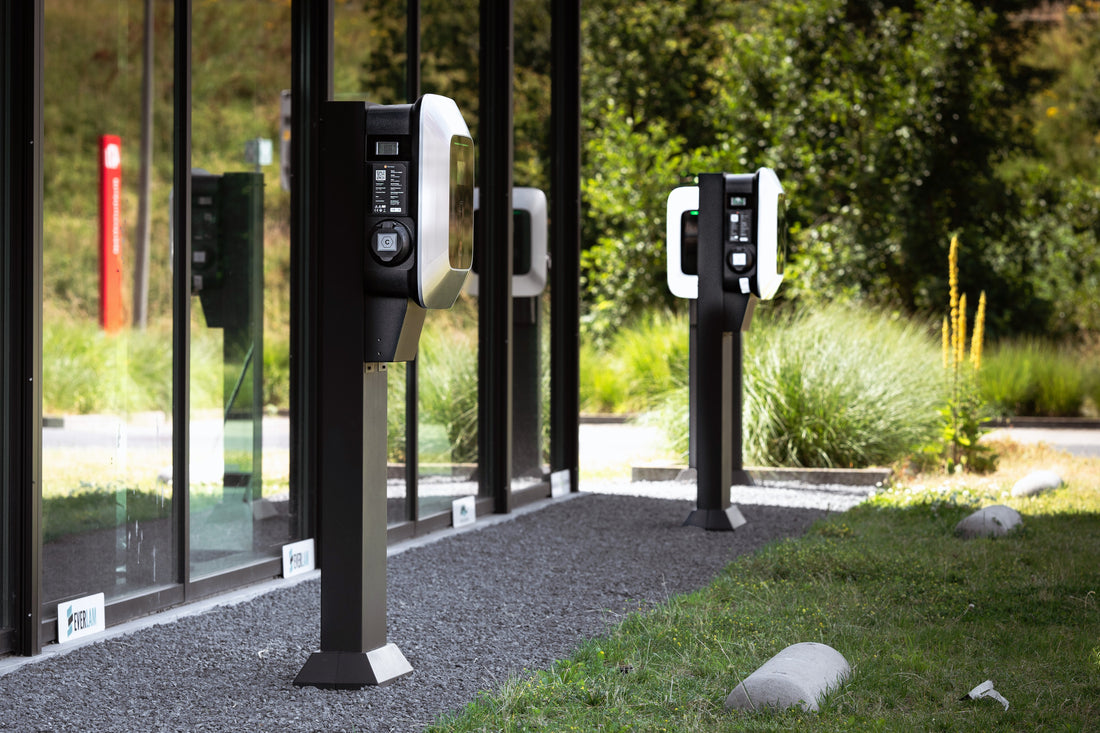 Sustainable charging solutions at Everlam in Mechelen