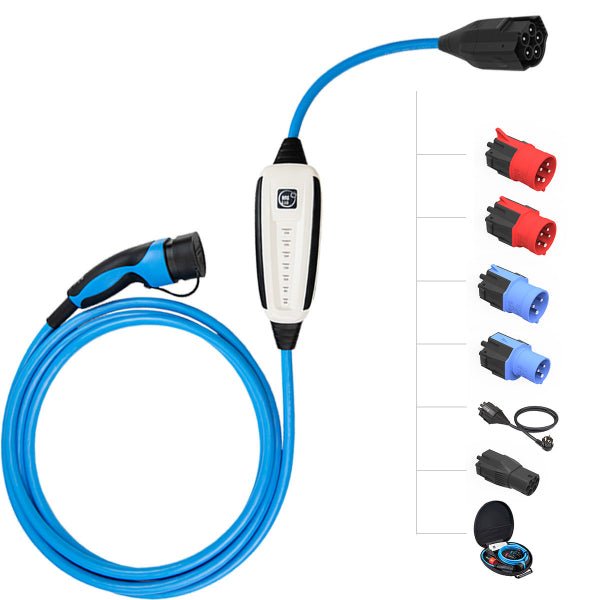 NRG KICK - Mobile charging cable - 5m / 7.5m / 10m up to 22kW - Incl Schuko Plug - #Blulinc#