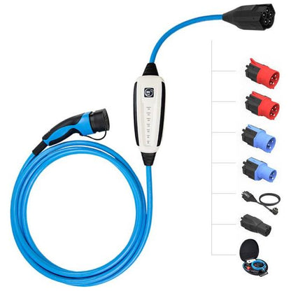 NRG KICK - Mobile charging cable - 5m / 7.5m / 10m up to 22kW - Incl Schuko Plug - #Blulinc#